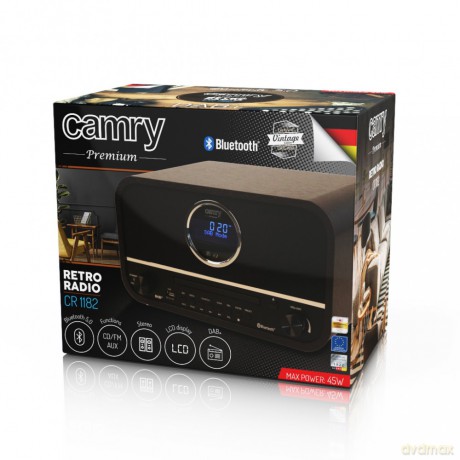 Radio retro CR1182 DAB+ USB BT