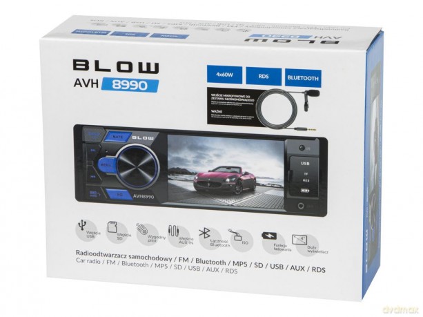 Radio samochodowe AVH-8990 4cal RDS MP5/USB/micro SD/BT