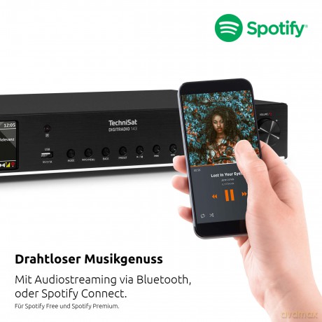 Radioodtwarzacz Digitradio 143 V3 czarne