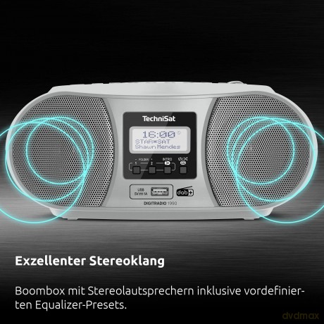 Radioodtwarzacz Digitradio 1990 DAB+/USB/FM srebrny