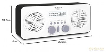 Radioodtwarzacz VIOLA 2 S DAB+/FM biało-czarny