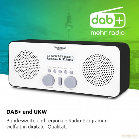 Radioodtwarzacz VIOLA 2 S DAB+/FM biało-czarny