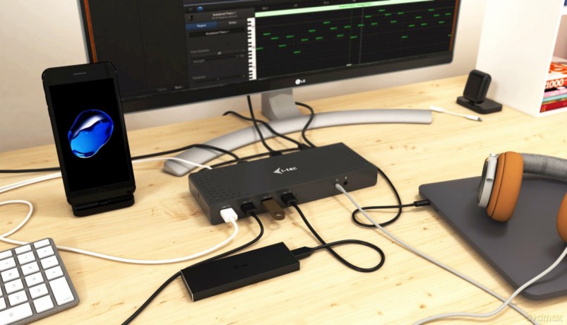 Replikator portów USB 3.0/USB-C Dual
