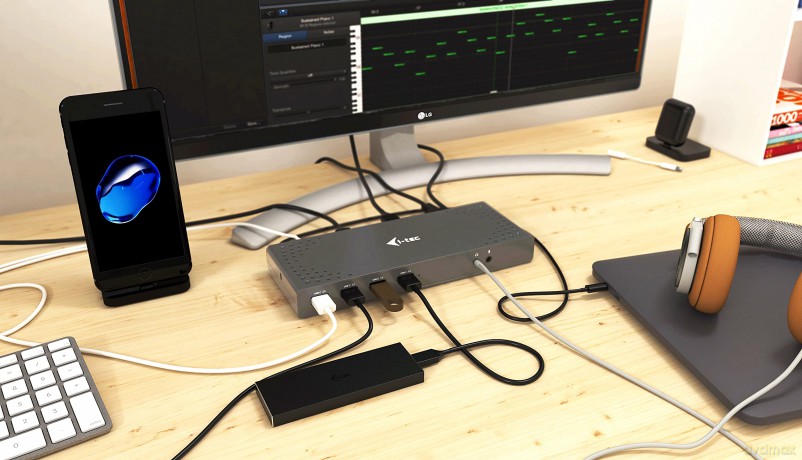 Replikator portów USB 3.0/USB-C Dual