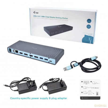 Replikator portów USB 3.0/USB-C Dual