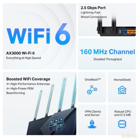 Router Archer AX55 Pro WiFi AX3000