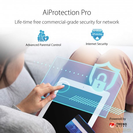 Router DSL-AX82U VDSL2 WiFi 6 AX5400 4xLAN 1xUSB