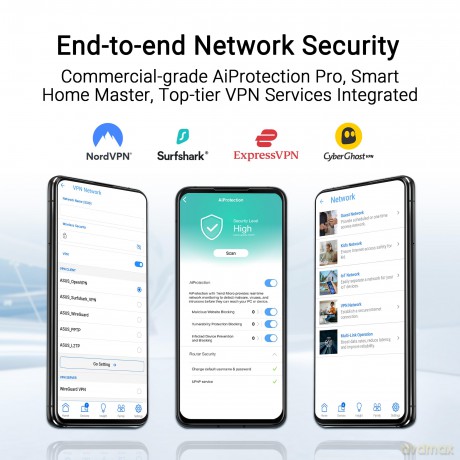 Router Dual Band WiFi 7 RT-BE58U