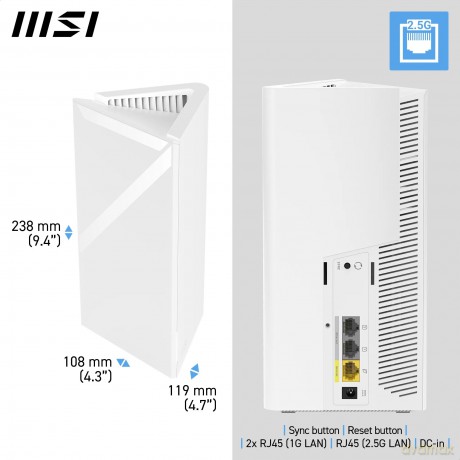 Router Roamii BE Lite Mesh System - 2 Pack