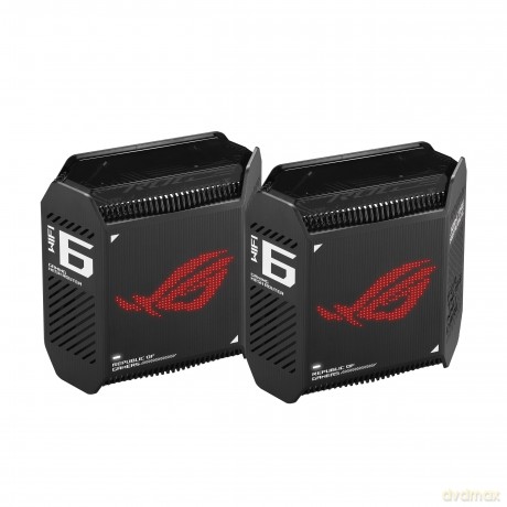 Router ROG Rapture GT6 Wi Fi AX10000 2-pak Czarny