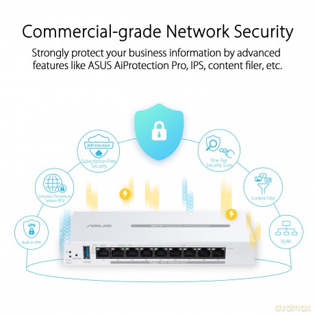 Router VPN EBG19 PoE+ 9-port