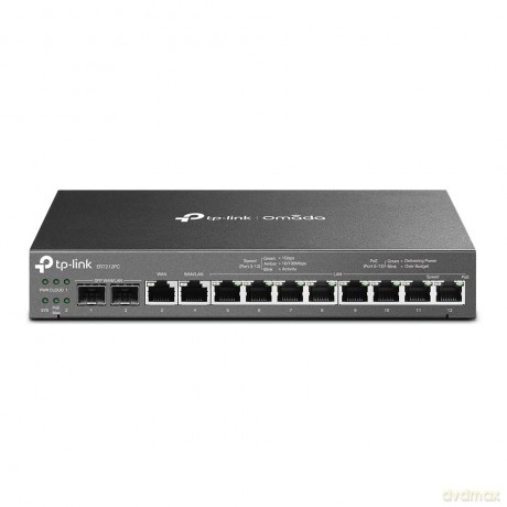 Router VPN Gigabit PoE+ Omada 3-w-1 ER7212PC