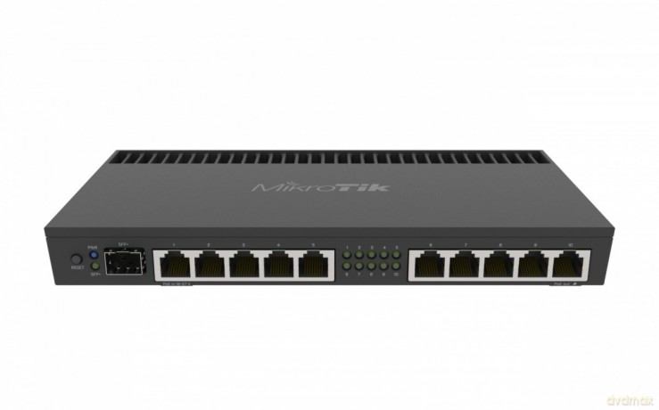 Router xDSL 10xGbE PoE RB4011iGS+RM