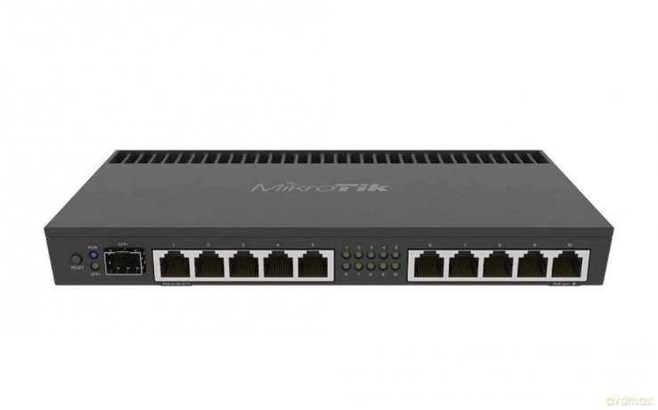 Router xDSL 10xGbE PoE RB4011iGS+RM