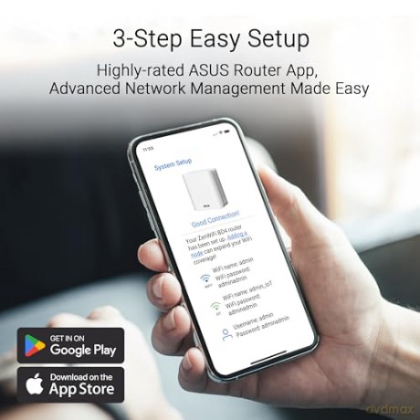 Router ZenWiFi BD4 Dual-band WiFi 7 Mesh, 3600 Mbps (2-pak)