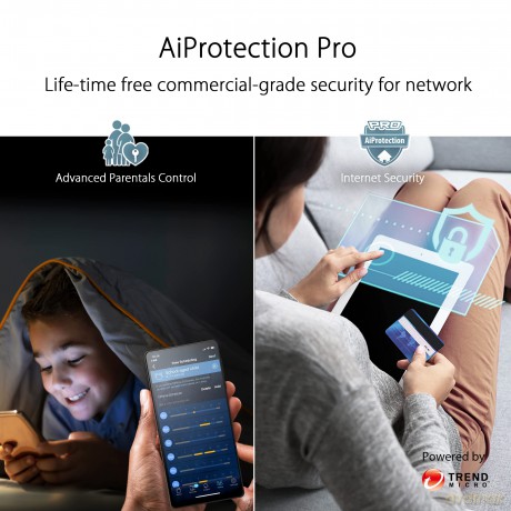 Router ZenWiFi Pro ET12 System WiFi 6 AX11000 1pk