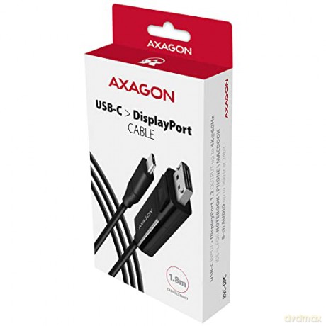 RVC-DPC Konwerter/kabel USB-C -> DisplayPort 1,8m, 4K/60HZ