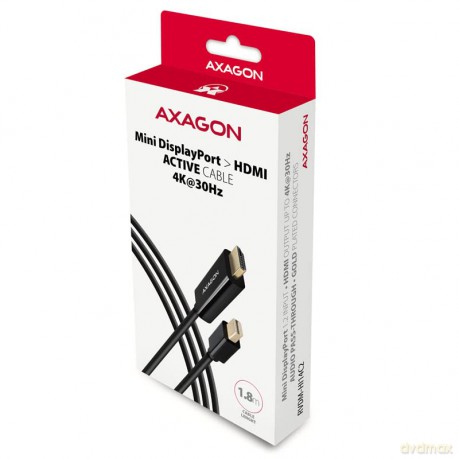 RVDM-HI14C2 Konwerter/kabel aktywny Mini DP > HDMI 1.4 kabel 1.8m4K/30Hz