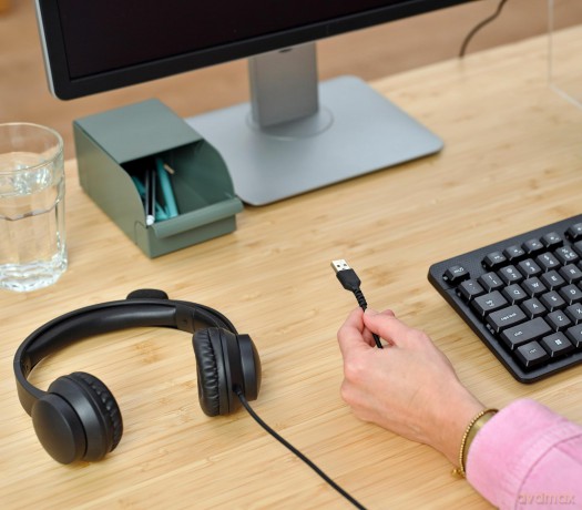 Słuchawki PC HS-201 USB
