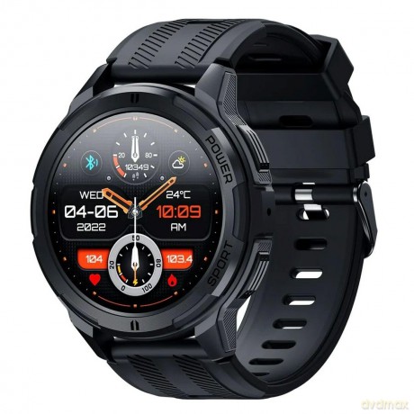 Smartwatch BT10 Rugged 1.43" 410 mAh czarny