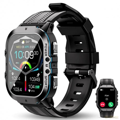 Smartwatch BT20 Rugged 1.96 cala 350 mAh niebieski