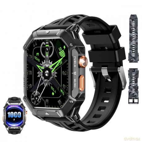 Smartwatch BT80 2.13 cala 1000 mAh czarny