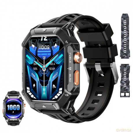 Smartwatch BT80 2.13 cala 1000 mAh czarny