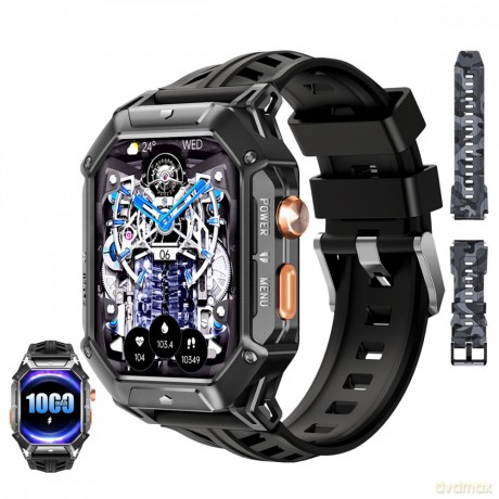 Smartwatch BT80 2.13 cala 1000 mAh czarny