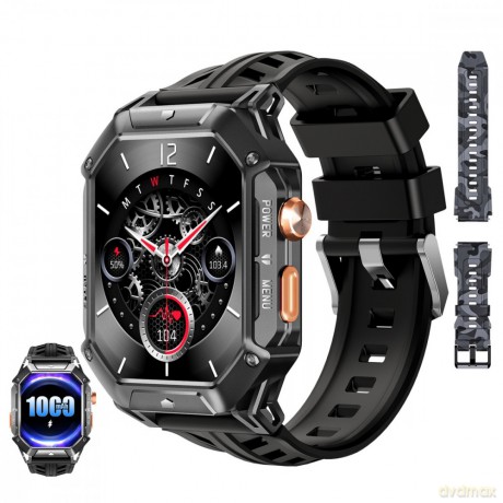 Smartwatch BT80 2.13 cala 1000 mAh czarny