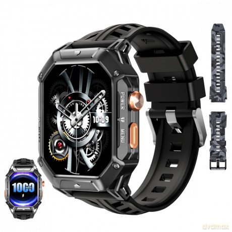 Smartwatch BT80 2.13 cala 1000 mAh czarny