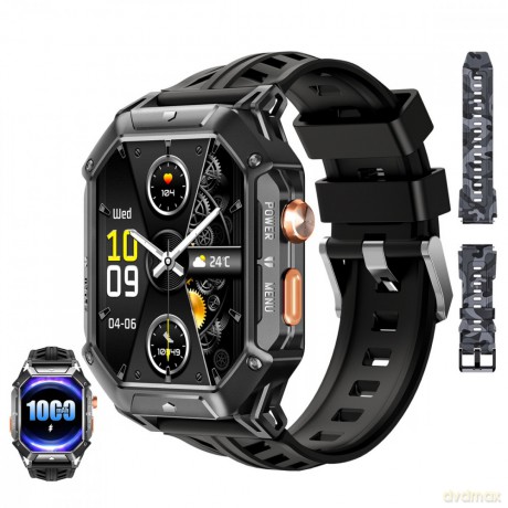 Smartwatch BT80 2.13 cala 1000 mAh czarny
