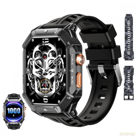 Smartwatch BT80 2.13 cala 1000 mAh czarny