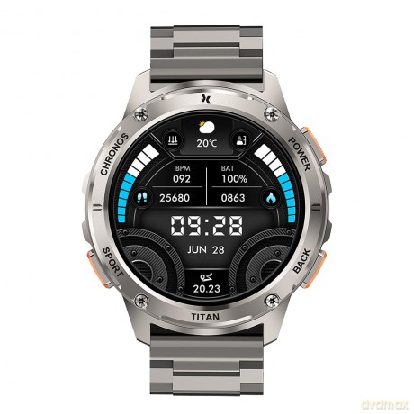 Smartwatch FW110 Titan Chronos Srebrny