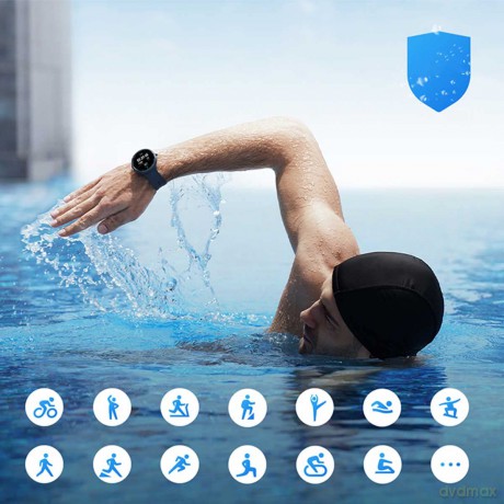 Smartwatch GPS Watch R WT2001 Niebieski Android iOS