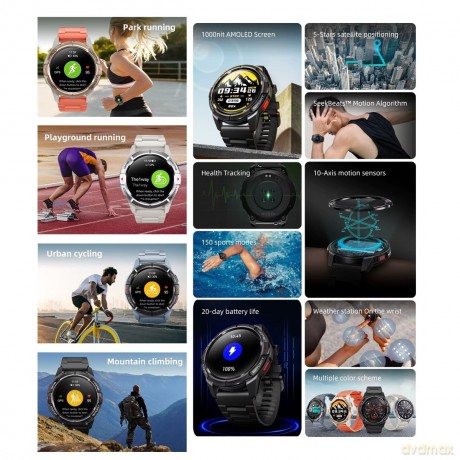 Smartwatch GS Active 1.3 cala 400 mAh Złoty