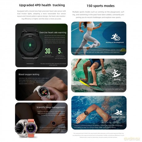 Smartwatch GS Active 1.3 cala 400 mAh Złoty
