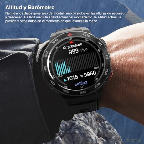 Smartwatch GS PRO 1.43 cala 460 mAh czarny