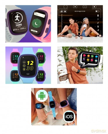 Smartwatch Kids Rock 4G RT Niebieski