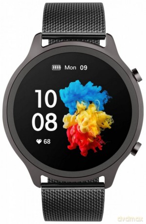 Smartwatch Veronica Czarny stalowy
