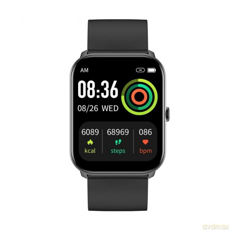 Smartwatch W01 1.69 220 mAh Czarny