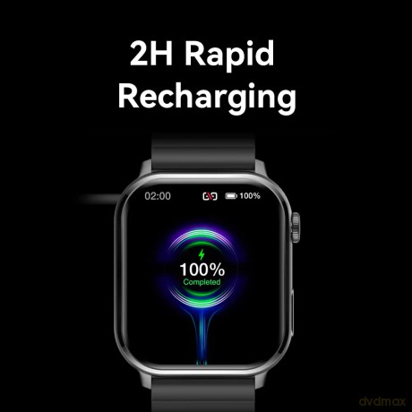 Smartwatch W02 1.85 cala 280 mAh Czarny