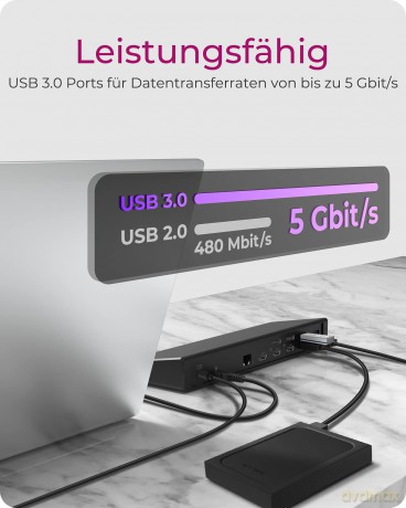 Stacja dokująca IB-DK2244AC 14w1,DP,HDMI,LAN, Audio,USB,Powerdelivery 60w