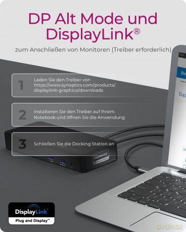 Stacja dokująca IB-DK2254AC 11w1,3xHDMI,PD 100 Watt