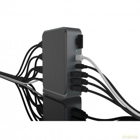 Stacja dokująca IB-DK2261AC 13w1 USB Type-C,7xUSB,czytnik kart,Audio in/out,LAN,HDMI