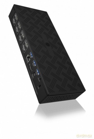 Stacja dokująca IB-DK2288AC 13in1,4x4K Monitory,PD 100Watt,Audio,LAN, czytnik Kart, DisplayLink