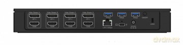 Stacja dokująca IB-DK2288AC 13in1,4x4K Monitory,PD 100Watt,Audio,LAN, czytnik Kart, DisplayLink