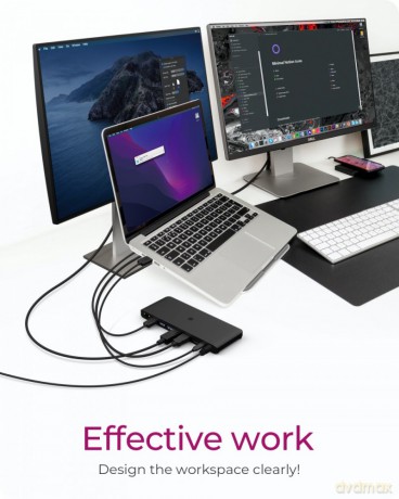 Stacja dokująca IB-DK2416-C 11in1,HDMI,DP,USB,LAN