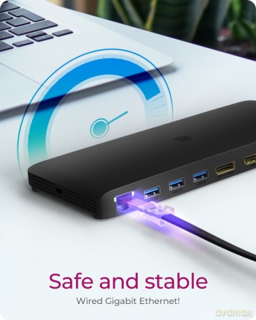 Stacja dokująca IB-DK2416-C 11in1,HDMI,DP,USB,LAN
