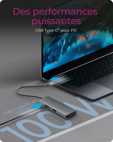 Stacja dokująca IB-DK4022a-CPD 6w1, HDMI,USB,PD
