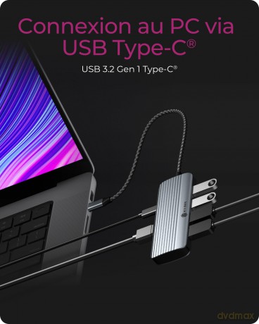 Stacja dokująca IB-DK4022a-CPD 6w1, HDMI,USB,PD
